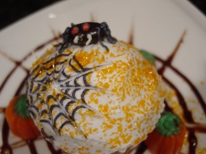 Halloween Spider Cupcake Close up