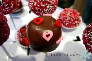 Valentines Day cake Pops
