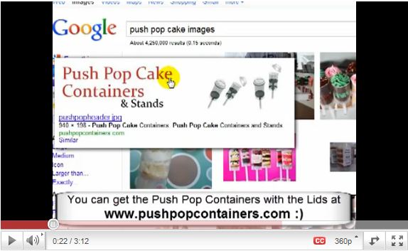 Push Pop Cake Video