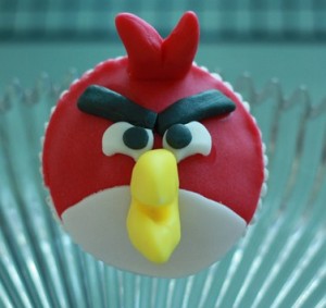 Angry Birds Cupcake